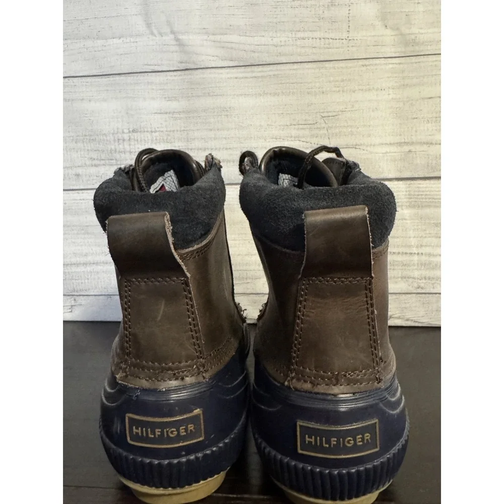 Tommy Hilfiger TM Charlie Duck Boots Men's Size 10 Waterproof Leather